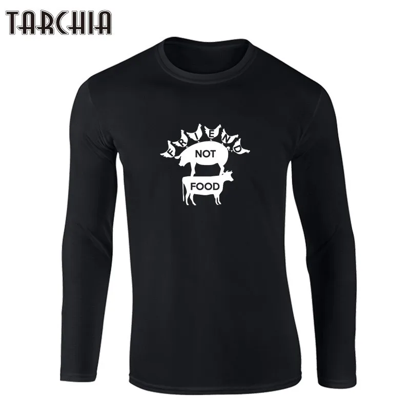 TARCHIA брендовая одежда хлопковые футболки размера плюс XS-2XL Мужская футболка друга