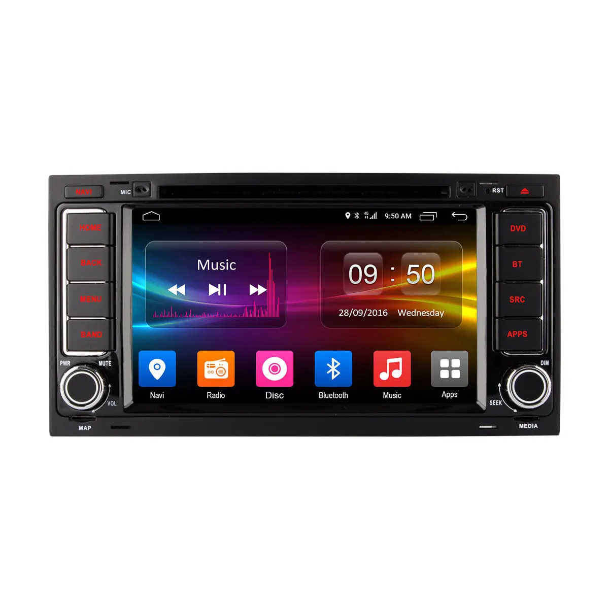 Ownice C500 Android 6 0 4 ядра 2G ram автомобильный DVD радио плеер для Volkswagen Touareg T5 мультиван