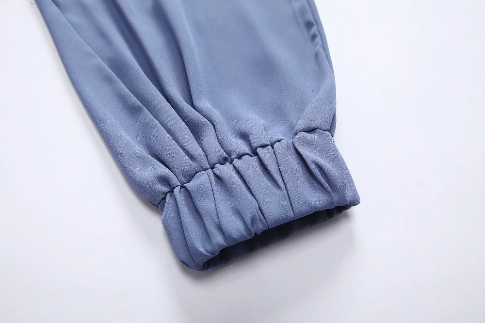 Женский свободный комбинезон с V-образным вырезом и карманами | Женская одежда