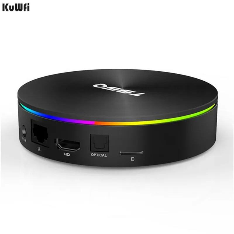 Смарт ТВ приставка KuWFi Android 4 + 32/2 4/5 8 ГБ Wi Fi Bluetooth 1 ядра 4K 1080P Full HD|ТВ-приставки и