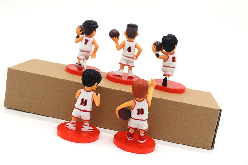 5 шт./набор аниме SLAM DUNK 7 см баскетбольная команда Q торт мультяшная экшн фигурка