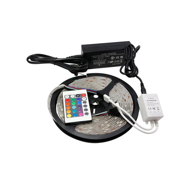 5 м/рулон 300 LED RGB SMD 5050 гибкий водонепроницаемый Светодиодный светильник с ИК