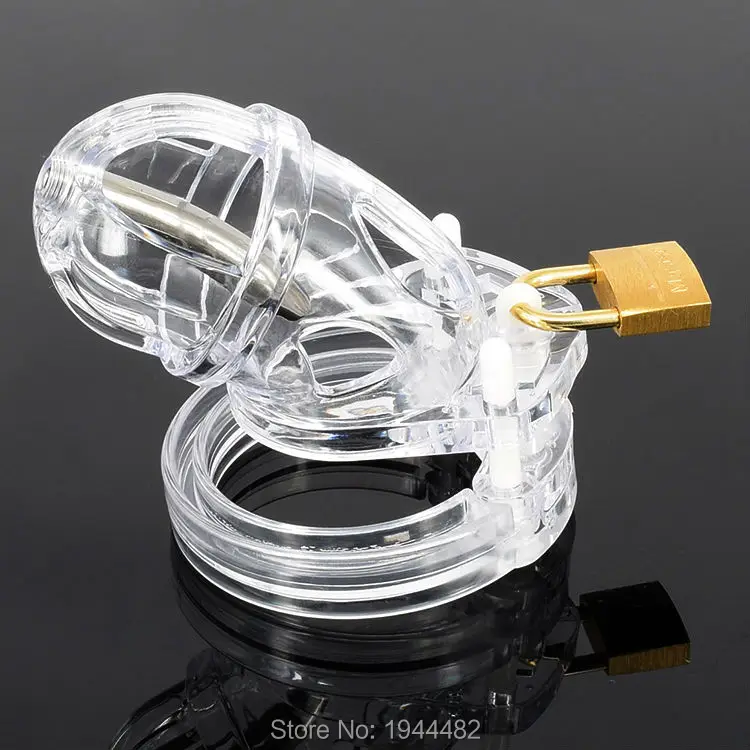 Пластиковый Мужской Пояс верности с растягивателем уретры расширитель Катетер