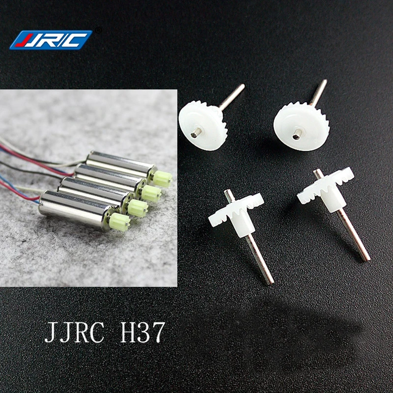 Квадрокоптер JJRC H37 Elfie RC запасные части мотор CW CCW с шестерней и большой также для