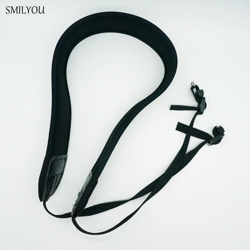 SMILYOU абсолютно новый ремень для камеры Черный Неопреновый шейный плечевой Canon 7D 6D