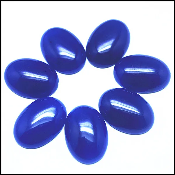 10pcs nature gem stone oval shape cabochons for metal cameo caps size 18x25mm blue green yellow colors | Украшения и аксессуары