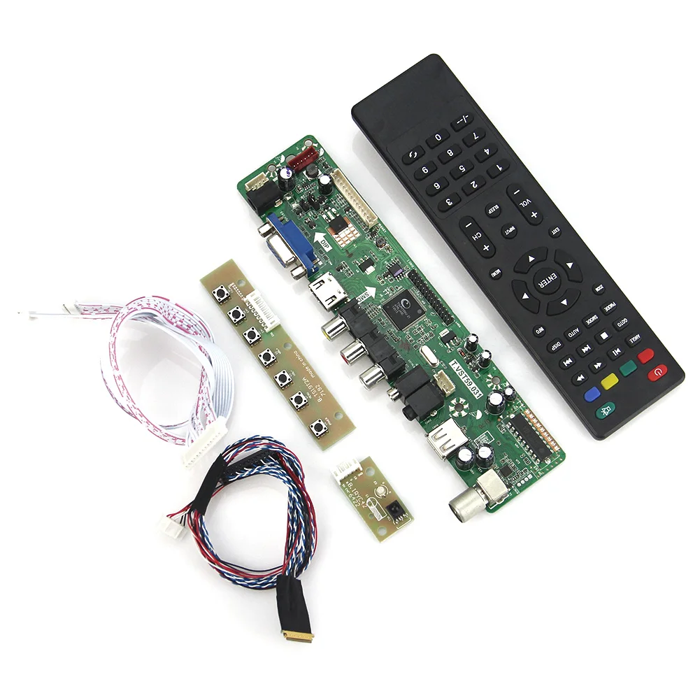 T. VST59.03 для LTN160AT06 LCD/LED плата драйвера контроллера (ТВ + HDMI VGA CVBS USB) LVDS повторное