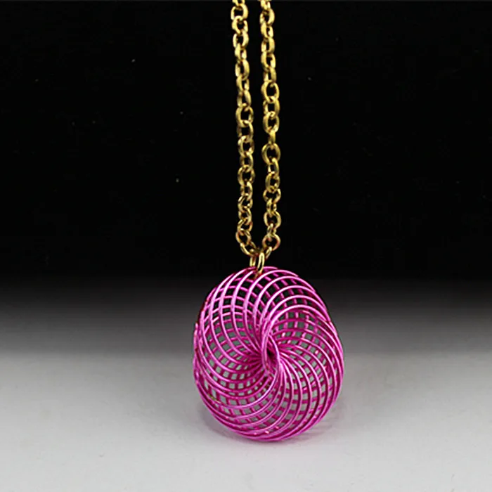 New fashion design manual compiled 2015 abstract pink pendant jewelry wholesale women sweater chain necklace Free Shipping | Украшения и