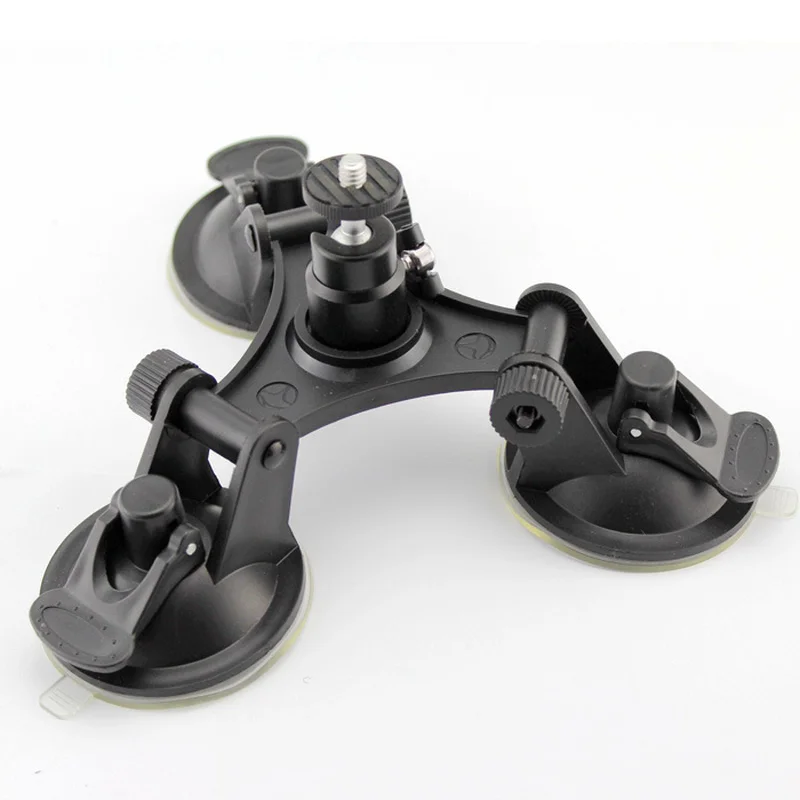 Треугольная треугольная присоска Gimbal мощная для GOPRO SJCAM Xiaoyi Xiao Yi|Фоллоу фокус| |