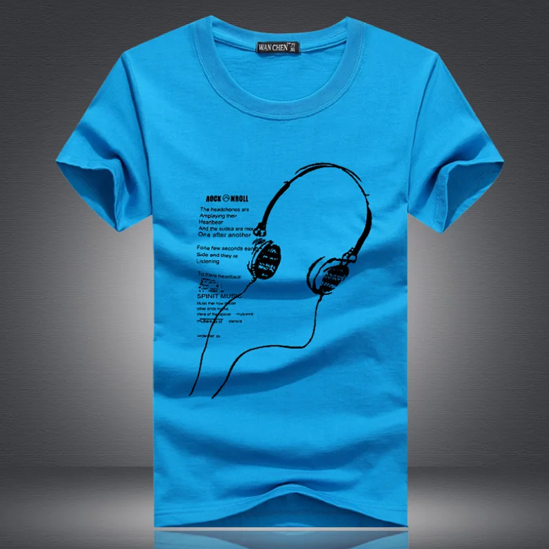 Мужская хлопковая футболка с коротким рукавом повседневная Приталенная