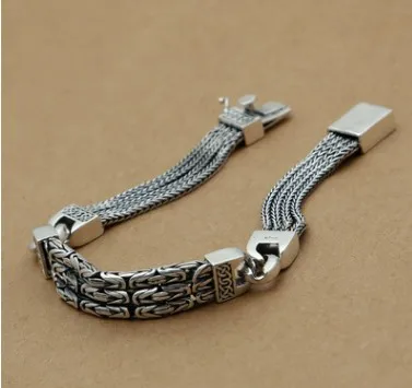 men hand bracelet friendship bracelets 925 sterling silver buddha | Украшения и аксессуары