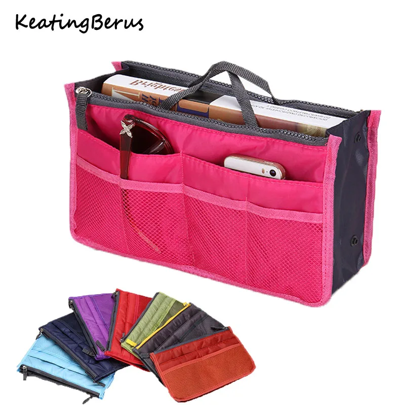 

hot sale Women Make up bag Portable Travel Organizer Cosmetic bag Storage Handbag toiletries toiletry kit