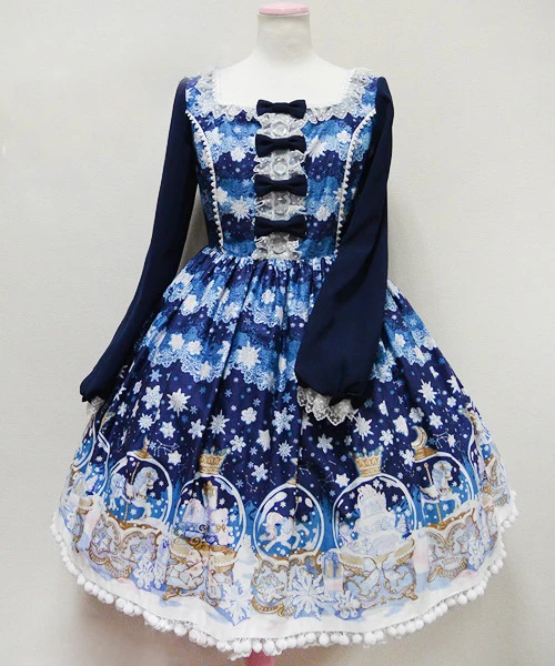 Милое женское платье для девочек милое цельное в стиле Лолиты украшенное