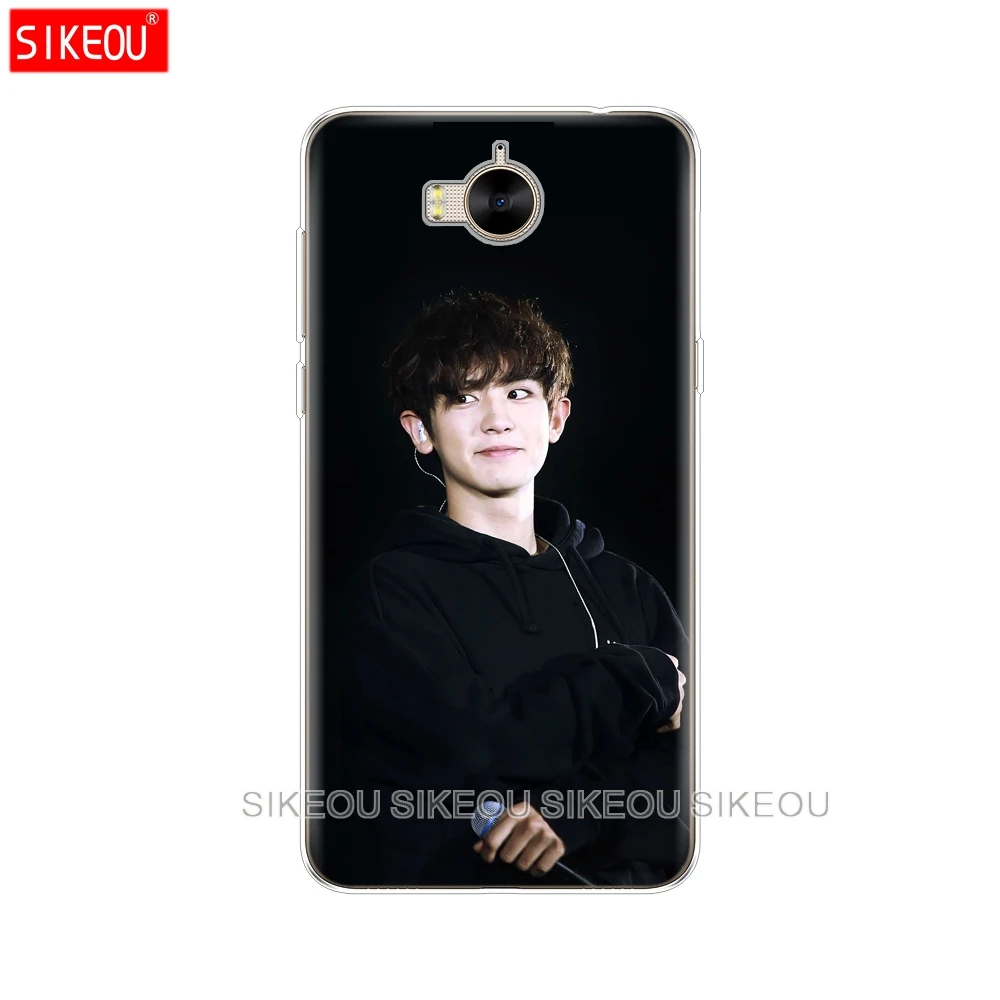 Силиконовый чехол для телефона huawei Y3 Y6 Y5 2 II 2017 nova 2s LITE plus Kpop exo LUHAN Park Chanyeol|Бамперы| |