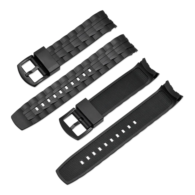 Watch Band Strap Pin Buckled PU Leather Wristwatch Bands Replacement Accessories For Casio Edifice Series EF-550/EF-523