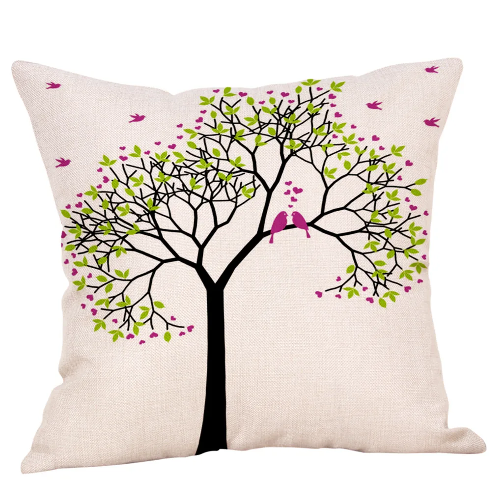 Наволочка с цветочным рисунком квадратная наволочка для дивана на талии