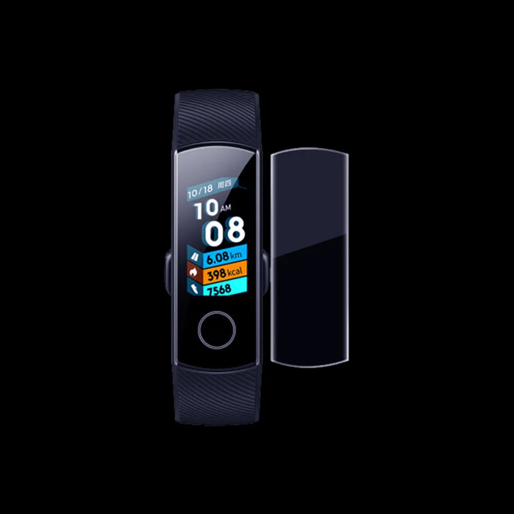Смарт-часы умные часы Smartband mi band 1/3/5 шт. полный охват гидрогель прозрачный Экран Защитная пленка для huawei Honor 4