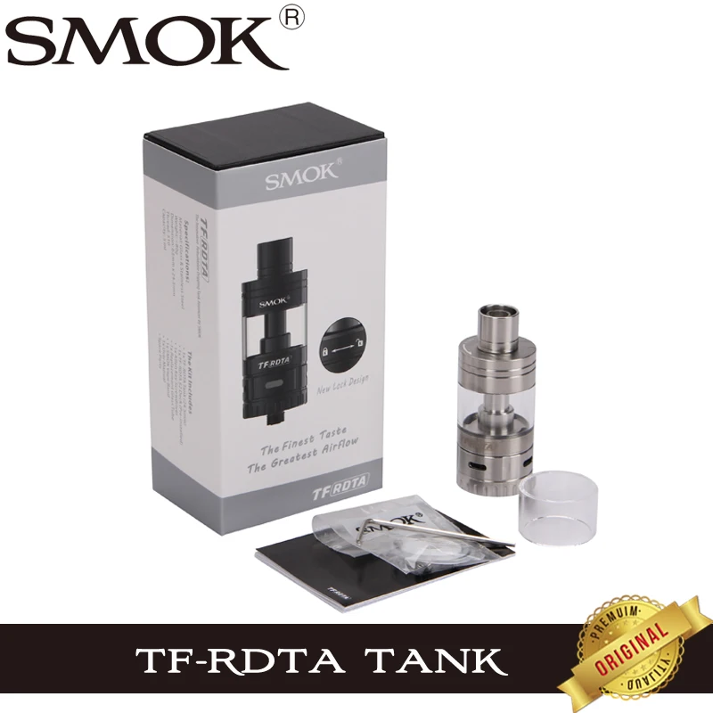 Оригинал smok TF rdta 5 мл бак поворотный Кепки Дизайн ввиду танк электронной сигареты