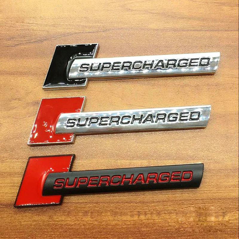 Высота каблука 10 см наклейки для автомобиля эмблема значок SUPERCHARGED стайлинга
