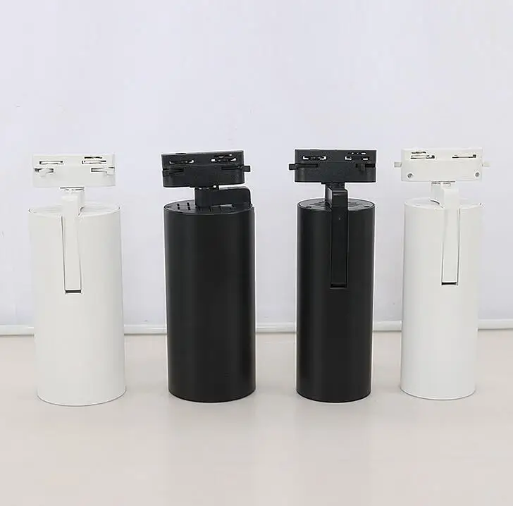 Fanlive 20pcs/lot Cob New Track Light 20w 30w COB Rail Spotlight AC85-265V Lights Modern Ceiling Home Deco | Освещение