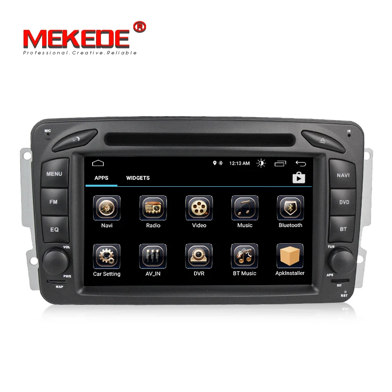 Подходит для Mercedes/Benz Clk W209/W203/W168/M/ML/W163/Viano/W639 Android 8,1 автомобильный dvd радио плеер Поддержка gps навигации