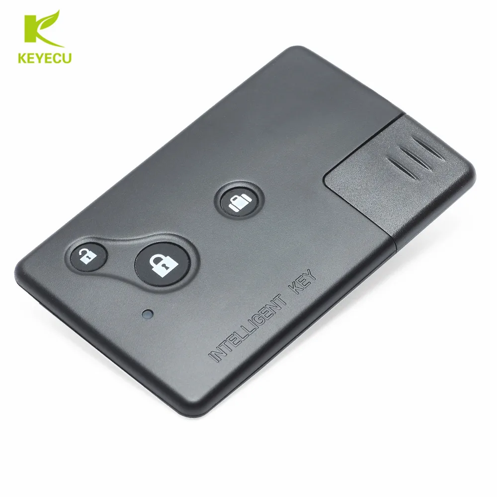 

Умный чехол для дистанционного ключа KEYECU, 3-кнопочный брелок для Nissan Teana (старая модель) с маленьким ключом
