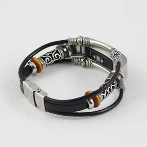 Сменный кожаный ремешок для фитнес-браслета