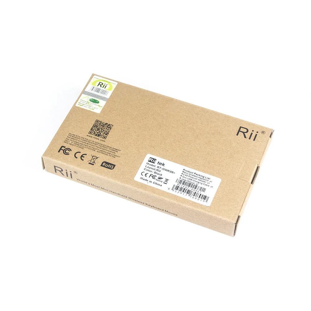 

Backlit Keyboard Mini Rii i8+ 2.4Ghz Wireless Air Mouse English/Hebrew/Russian/Spanish Keyboard Remote Control for TV BOX PC