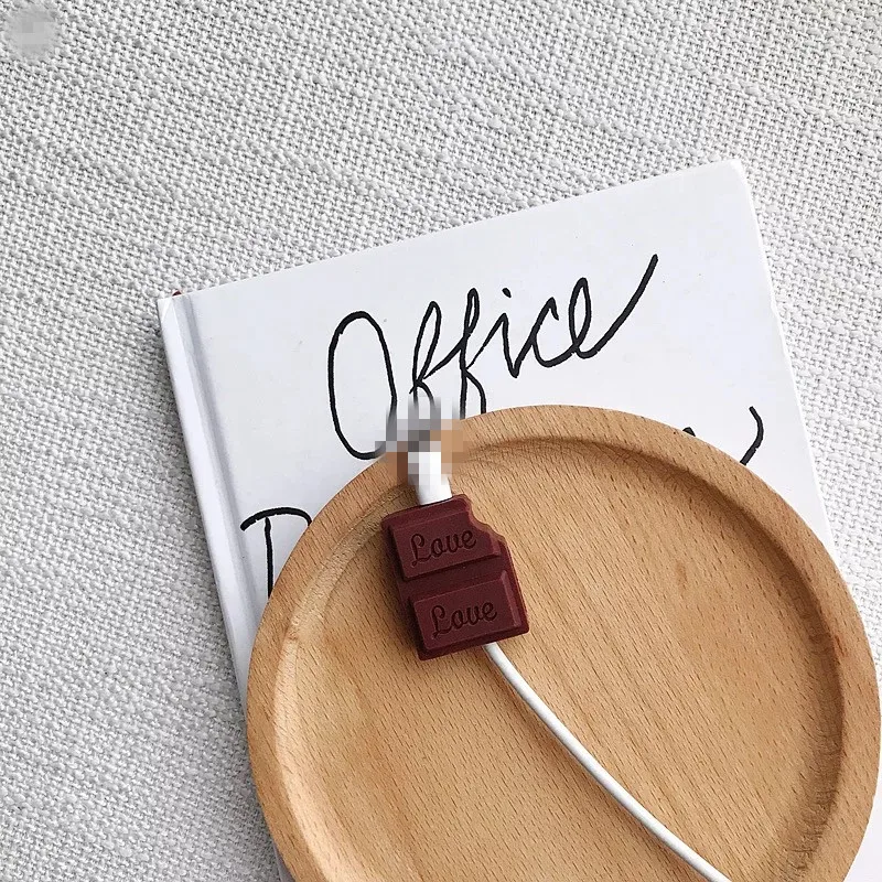 Cute Fruit Cable Protector For Huawei p20 lite mate10 p smart 2018 p30 case USB Data Line Cord Winder |