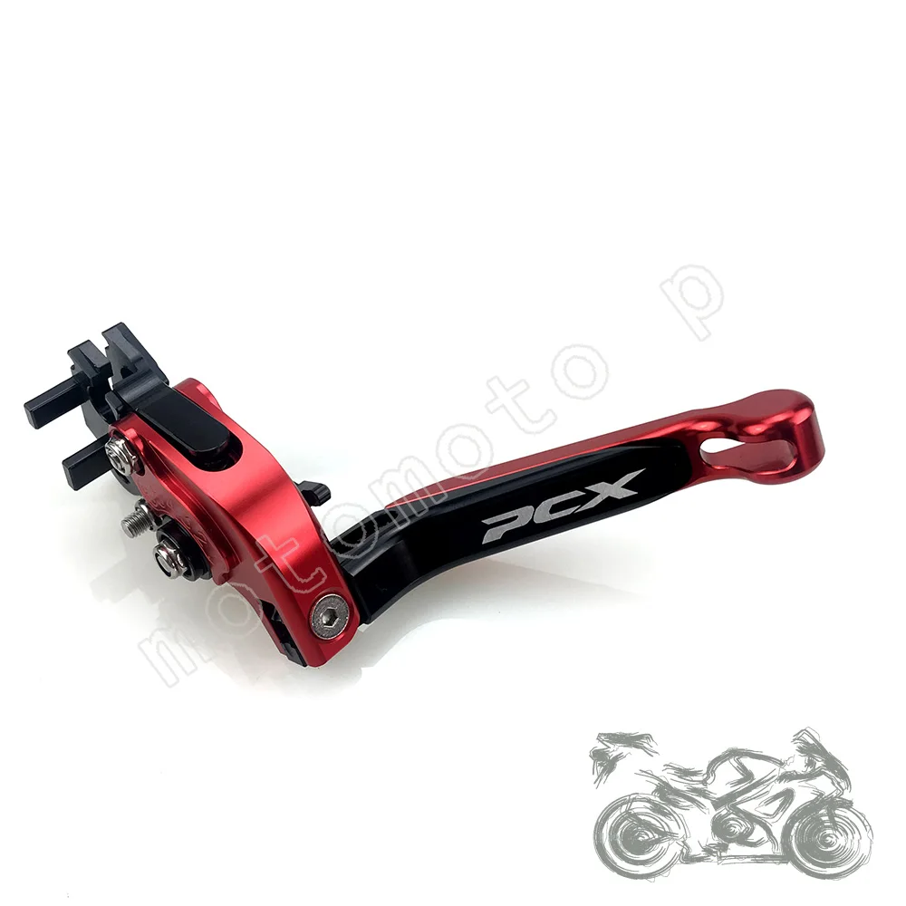 CNC для HONDA PCX 125 PCX125 PCX150 PCX150 универсальные аксессуары для мотоциклов Складные Выдвижные Тормозные Рычаги Сцепления Логотип PCX