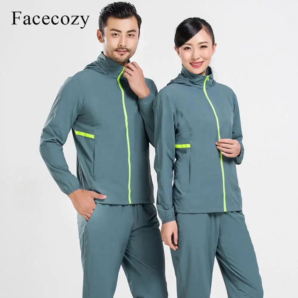Быстросохнущие мужские и женские комплекты Facecozy походная куртка дышащие брюки