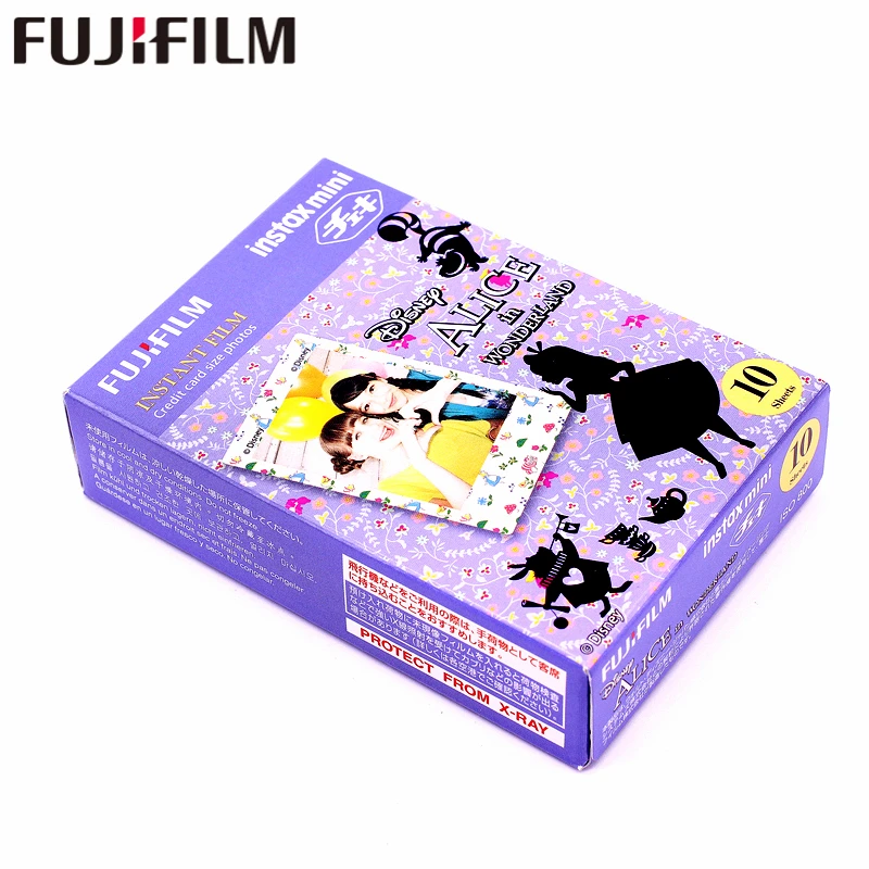 Фотобумага Fujifilm 10 листов Instax Mini ALICE in Wonderland для фотокамер Instax Mini 8 7s 25 50s 90 9 SP-1 SP-2
