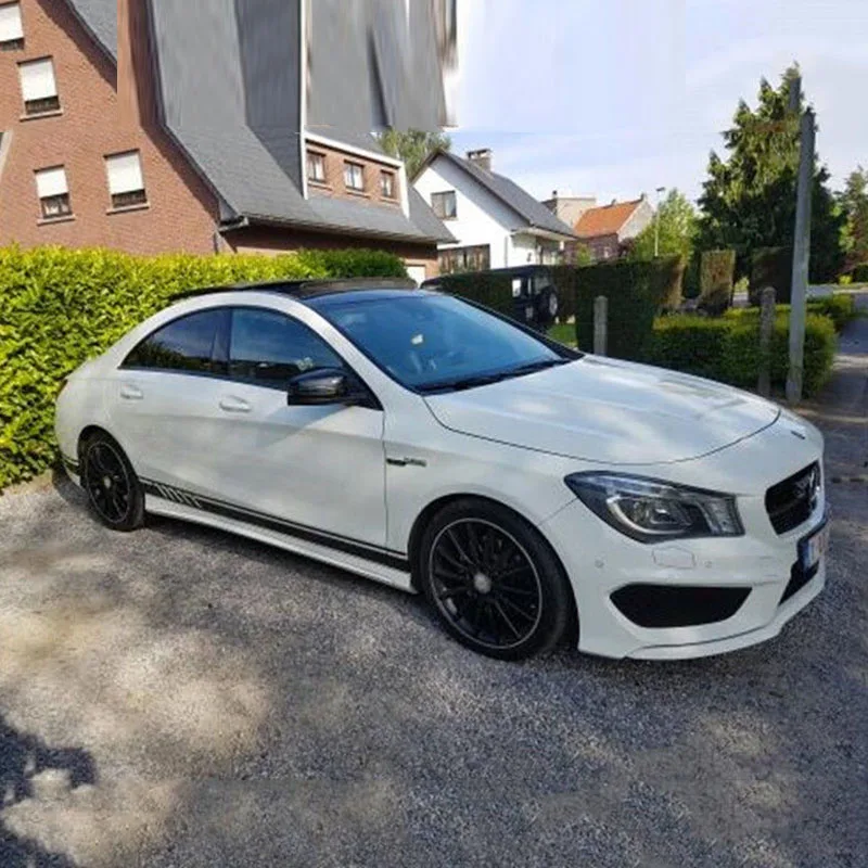 2 шт стильные Боковые Полосатые наклейки для Mercedes Benz W117 C117 X117 CLA AMG