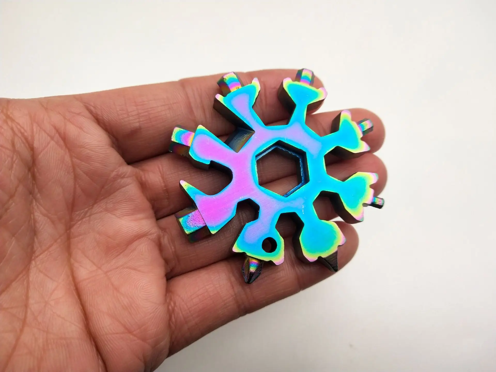 EDC Tool 18-in-1 Multi-tool Card Combination Compact and Portable Biking Products Snowflake Tools | Спорт и развлечения
