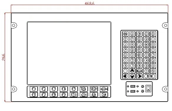 6U монтируемый на стойку промышленный компьютер процессор Core i5-7300U 8 Гб ОЗУ 500 HDD 5-W