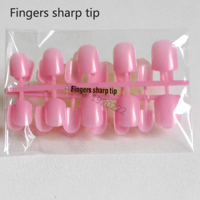 2022 модный красивый яркий цвет ногтей фотосессия короткий абзац 24 шт персиковый