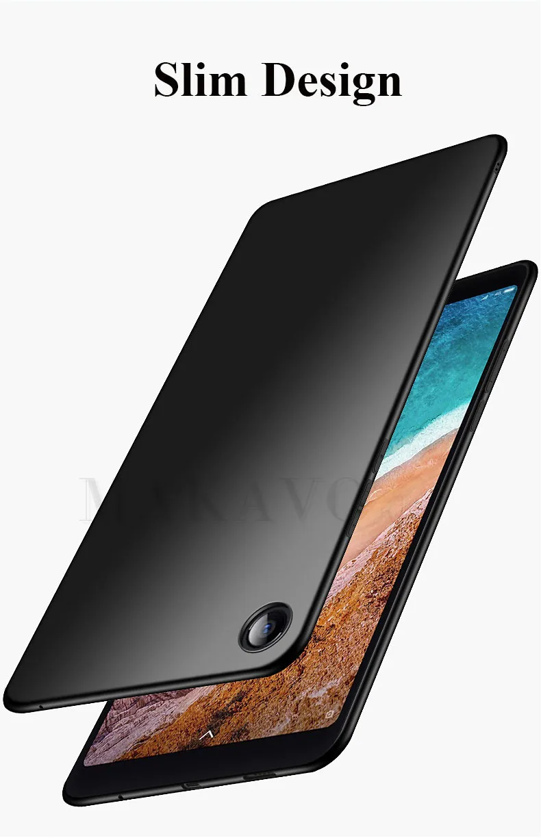 MAKAVO для Xiaomi Mi Pad 4 чехол Полная защита Мягкий матовый простой защитный чехол для Xiaomi Mi Pad 4 Plus Новинка