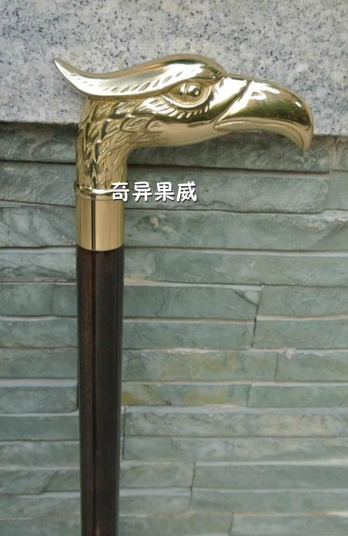 

The single copper imported wooden cane old cane Walker shooting props birthday giftroom Art Statue