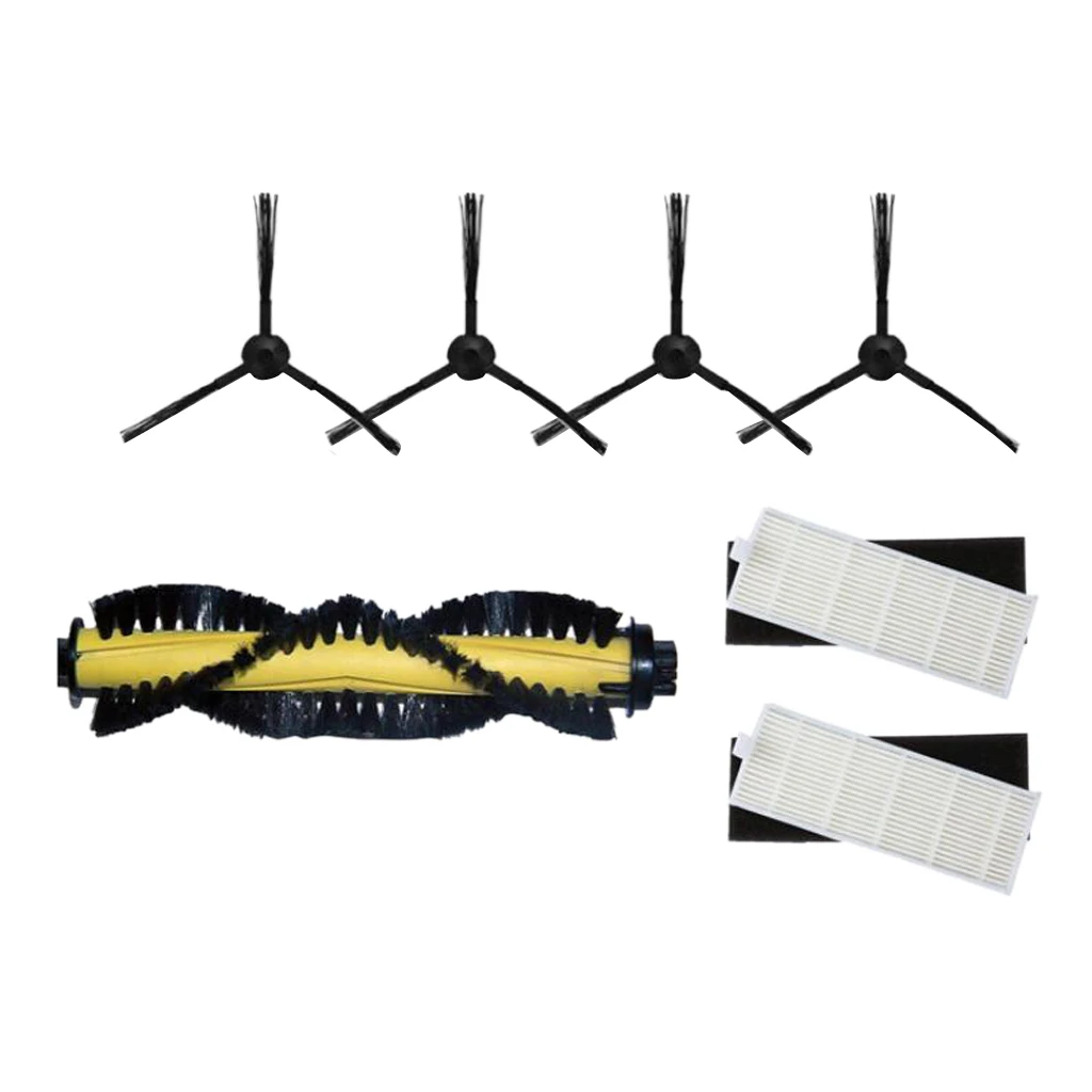 

1 * основная щетка 2 * Hepa фильтр 4 * боковая щетка для робота-пылесоса ILIFE A4 7 шт./компл.