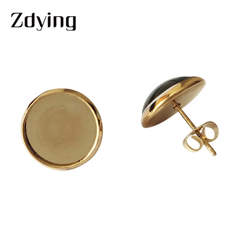 Серьги гвоздики ZDYING в арабском и мусульманском стиле Стеклянные Кабошоны I'm A