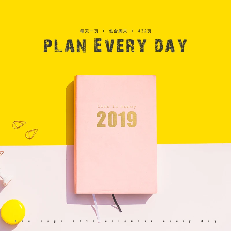

LANCOME, 2019, одна страница, однодневная записная книжка, супер толстая, 432 страницы, календарь, ежедневный план, записная книжка, Студенческая записная книжка, 1 шт.