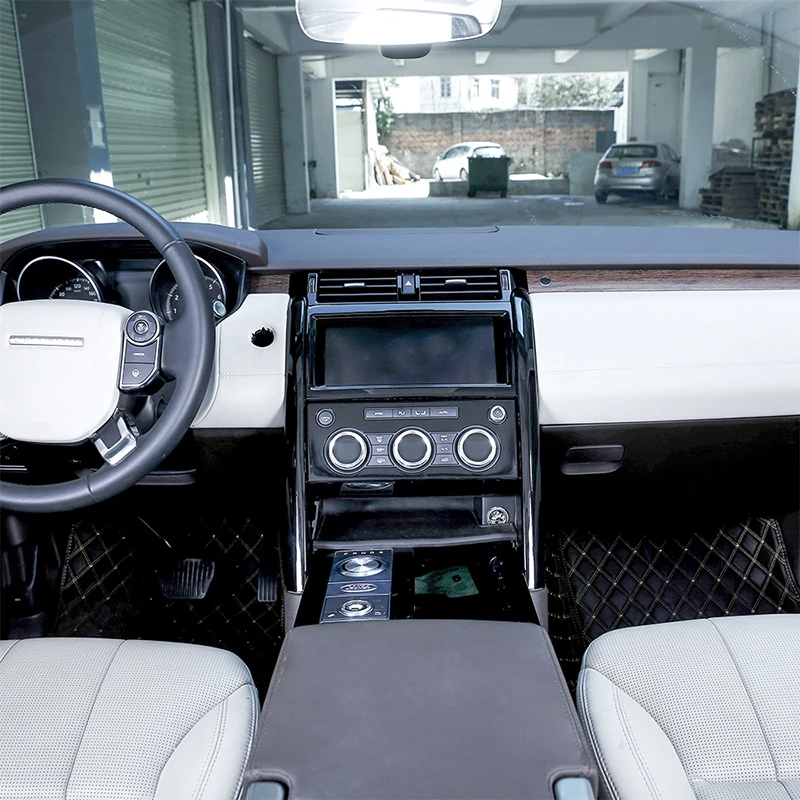 2 шт. Рояль черный ABS хромированная рама сиденья для Land Rover Discovery 5- для Land Rover Range Rover Velar RR Sport