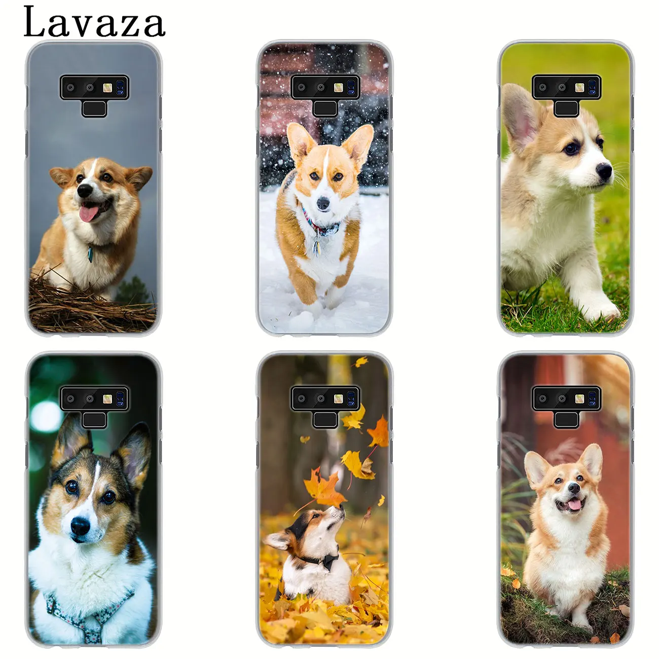Жесткий чехол Lavaza Corgi dog для Samsung Galaxy Note 10 9 8 A9 A8 A7 A6 Plus 2018 A5 A3 2015 2016 2017 A2 | Мобильные