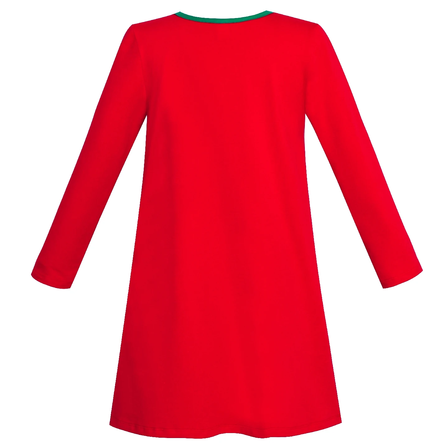 Sunny Fashion платья для девочек Длинный рукав рождество Снеговик День отдыха