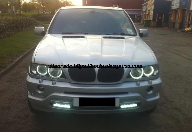 HochiTech белый 6000K CCFL головной светильник Halo Angel Demon Eyes Kit светильник angel eyes для Opel Vectra C Caravan 2005 2006 2007 2008