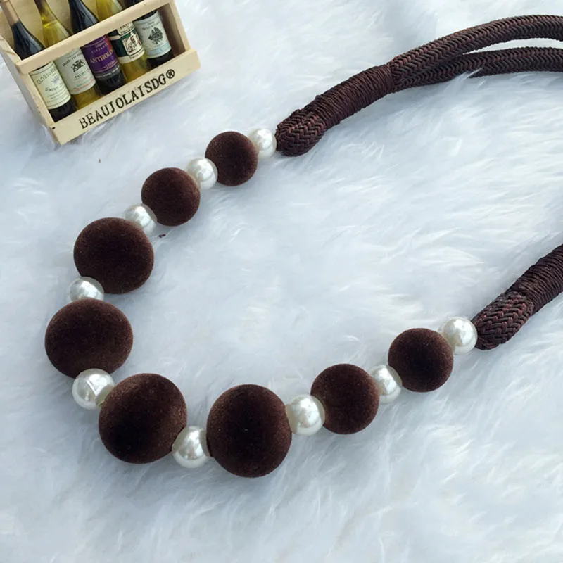 Home Decor festival party supplies holiday decoration decorative woolen curtain tieback tassels CP064B | Дом и сад