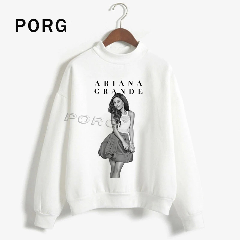 

Свитшот Ariana Grande Женский, Готическая уличная одежда с круглым вырезом, худи в стиле Харадзюку, повседневная одежда, 2019