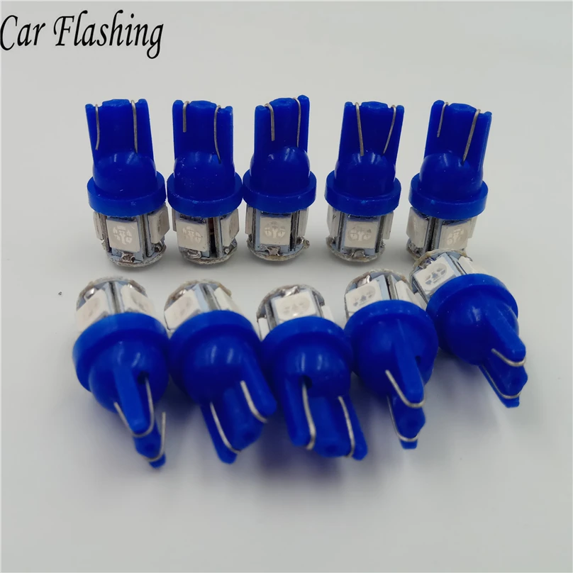 Автомобильный мигающий 30 шт. Акция T10 5 smd 1206 светодиодов 5SMD автомобильный