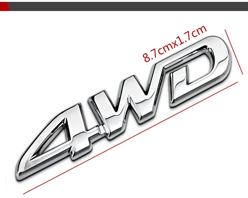 3D 4WD эмблема значок наклейка автомобиля Наклейка для Toyota RAV4 Land Cruiser Prado Hilux Highlander Camry Corolla Yaris Avensis C-HR