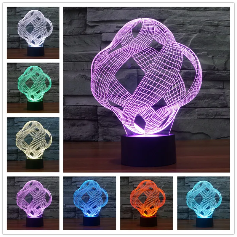 Внешняя торговля новый абстрактный красочный маленький ночной Светильник s